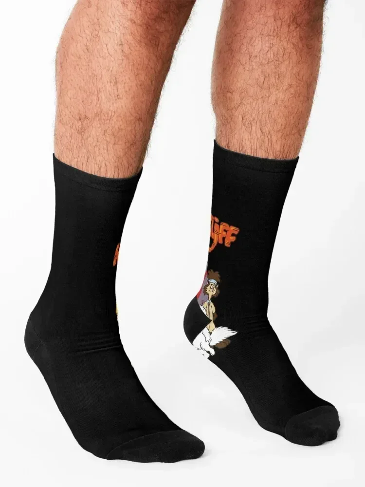 Heathcliff T-Shirt Socks New year's aesthetic fashionable warm winter Socks For Women Men's