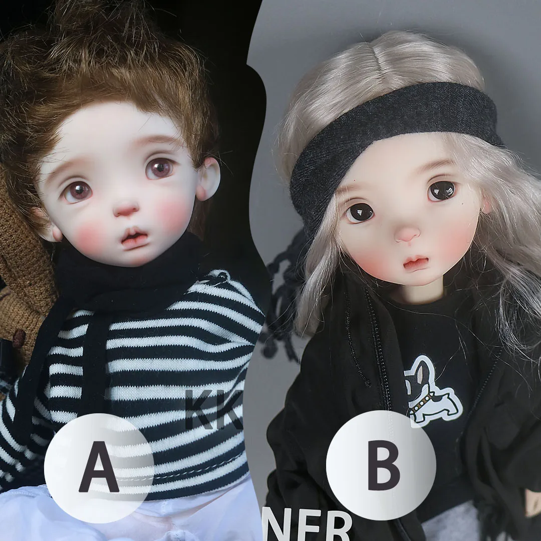 Kkner on The New BJD6 Sub-single Baby Head Agua Movable Eyes Ob22,24