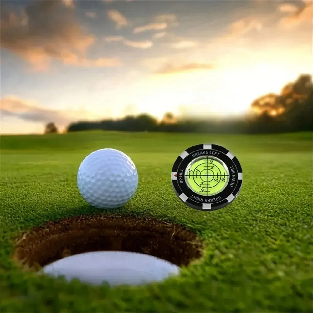 

High Precision Golf Tools Leveler Ball Marker Training Tool Golf Slope Meter Clear&Transparent Easily Use Golf Spirit Level
