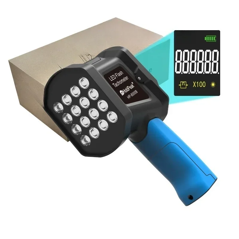 Maintain peak charging Digital handheld stroboscopic meter Tachometer Electronic measuring instrument
