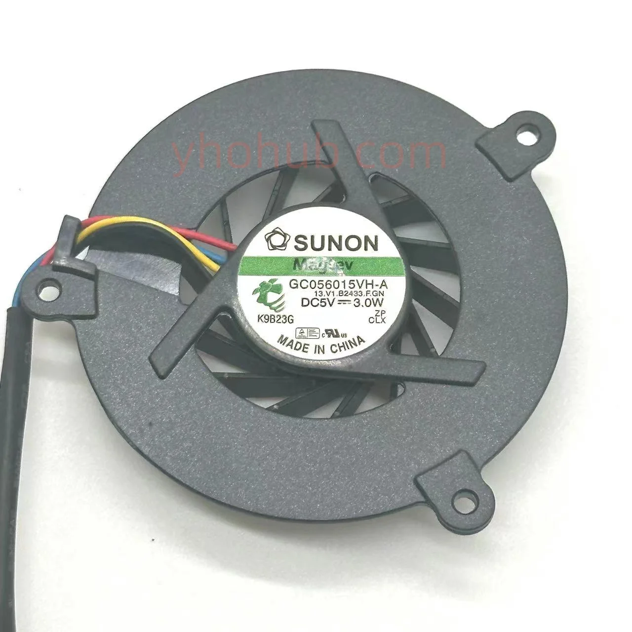 

SUNON GC056015VH-A 13.V1.B2433.F.GN DC 5V 3.0W 4-Wire 45mm Server Cooling Fan