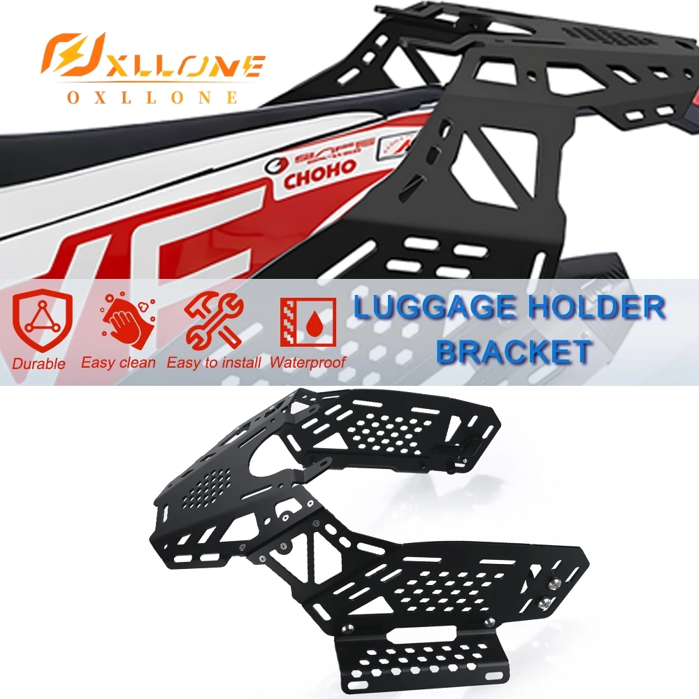 

For KOVE 450 Rally 450RALLY 2022 2023 2024 2025 Rear Luggage Fender Luggage Rack Cargo Saddlebag Holder Shelf Bracket Supports