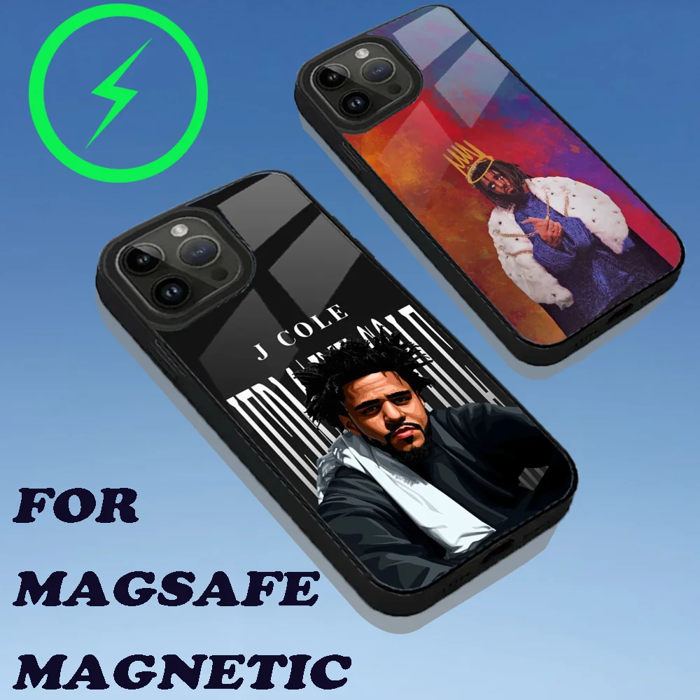 Rapper J. C-Cole Phone Case For iPhone 15,14,13,12,11,Plus,Pro,Max Mini Magsafe Magnetic Wireless Charging