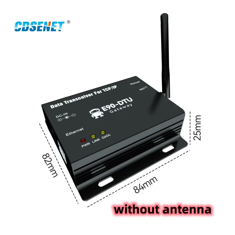 Imagem -02 - Módulo de Transmissão Transparente sem Fio E90-dtu 900sl30-eth Lora 868mhz 915mhz 30dbm Modem Ethernet Sx1268