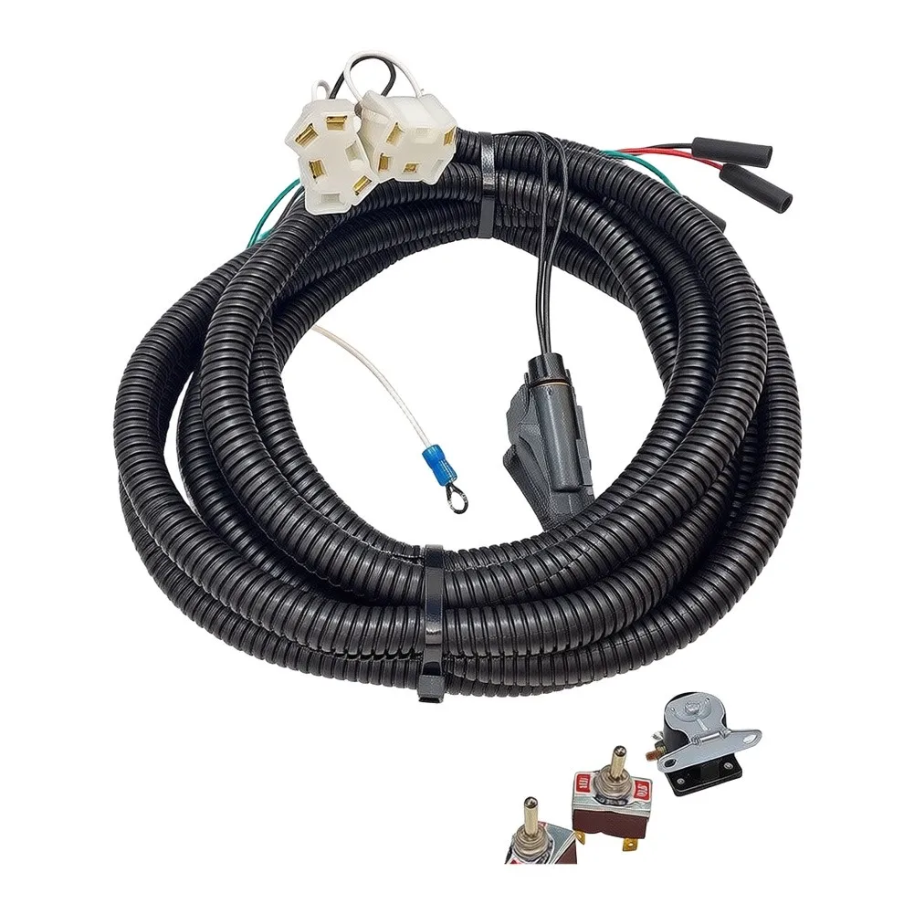 Replacement For Toggle Switch Harness with Solenoid Valve and 2x Angle Switches for Meyer For E47 For E46 Plows