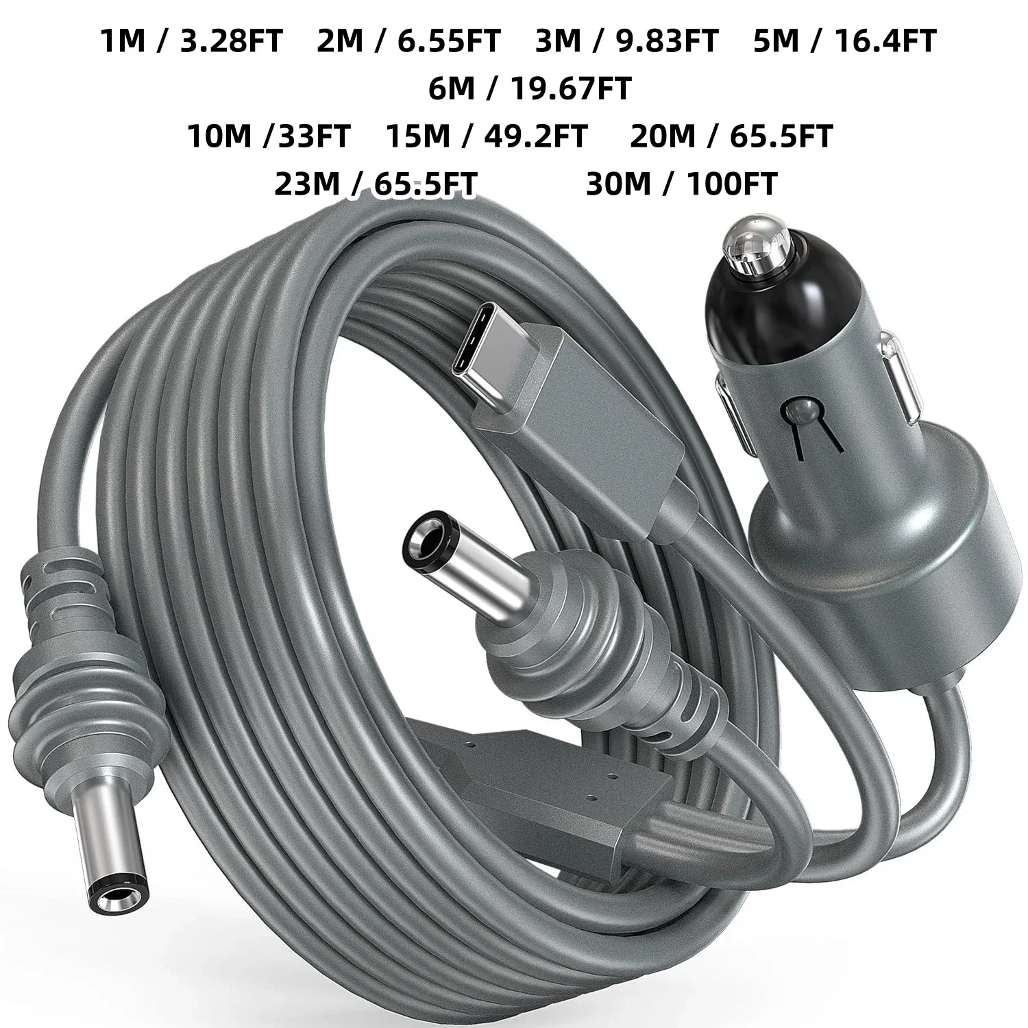 3 in 1 Starlink Mini Cable , High-Speed USB C/Car Charger/DC to DC Replacement Cable  Power Cable Accessories