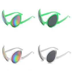 Funny Alien Glasses Men Woman Fashion Rainbow Lenses Sun Glasses Holiday Dance Party Alternative Shapes Eyewear Parties Supplies