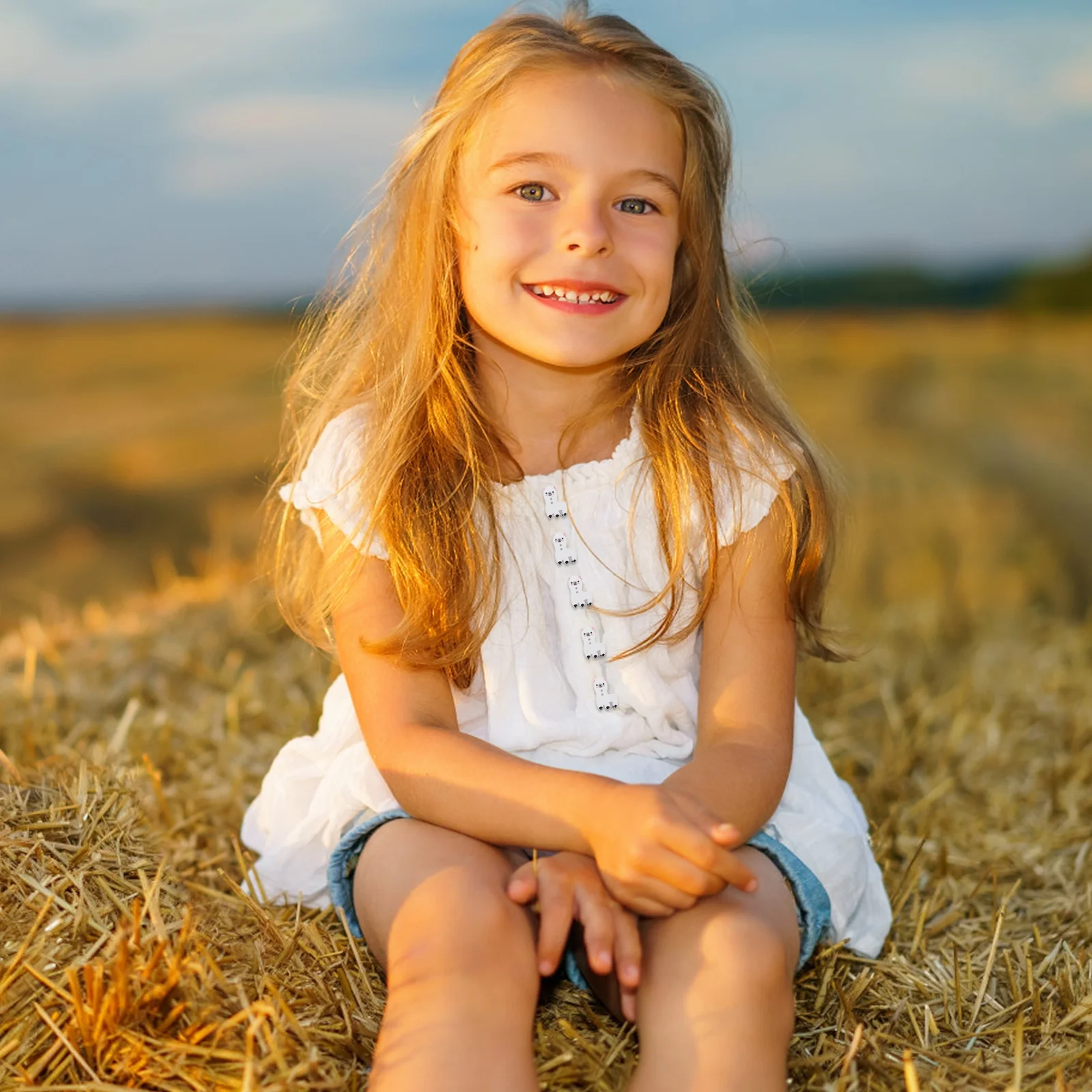 

100Pcs Alpaca Shape Wooden Buttons Smooth Finish for Sewing Crafts DIY Decoration Wood Buttons 2 Holes Craft Use