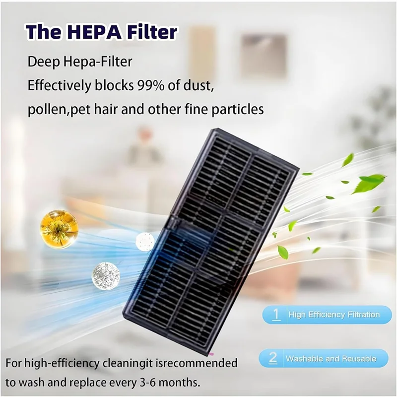 

A84G-Replacement Parts For Mova P50 Pro Ultra / P10 Pro Ultra Vacuum Cleaner Parts Main Side Brush Hepa Filter