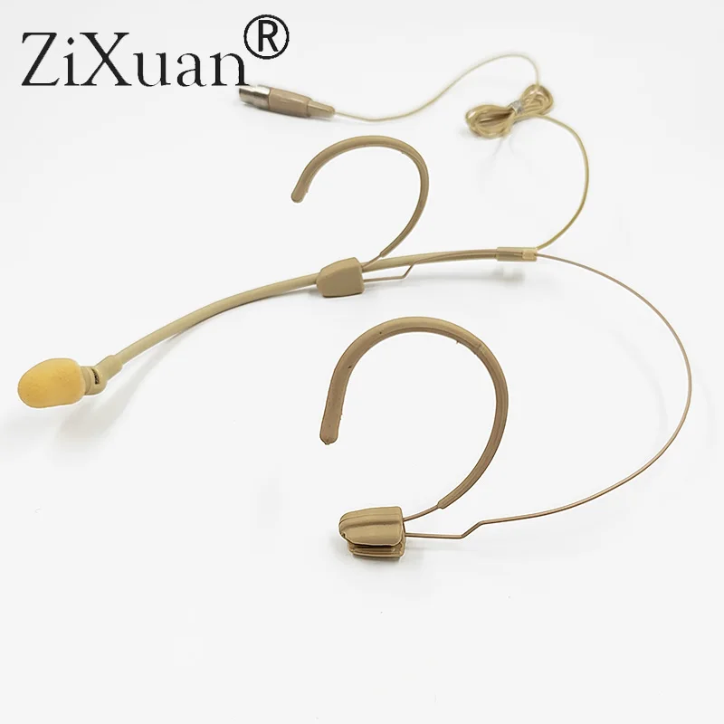 Upgrade Version Electret Condenser Headworn Headset Microphone Ear Hanging 3 Pin XLR TA3F For AKG Samson Body Pack