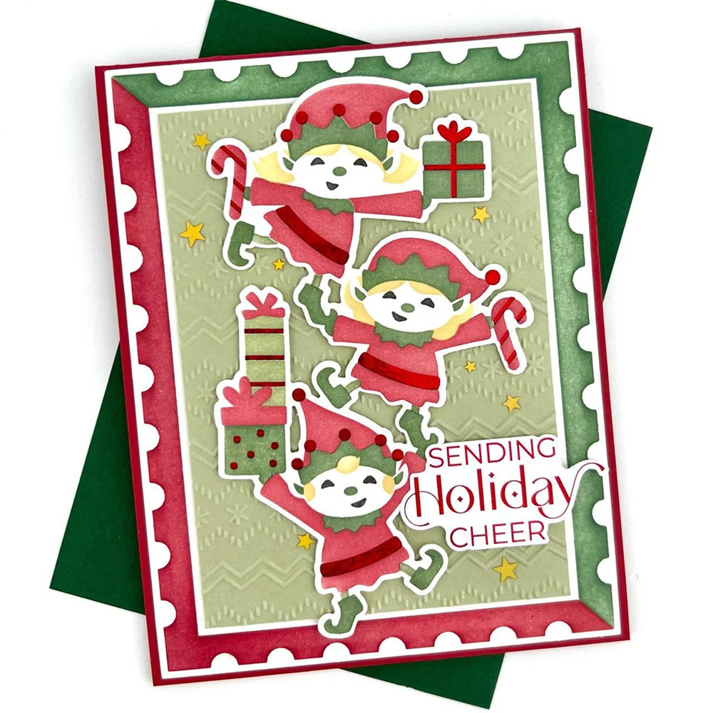 

Mini Strips Stamp Holiday Poinsettia Christmas Tree Additions Die Set DIY Scrapbooking Card Molds 2025 New Metal Cutting Dies