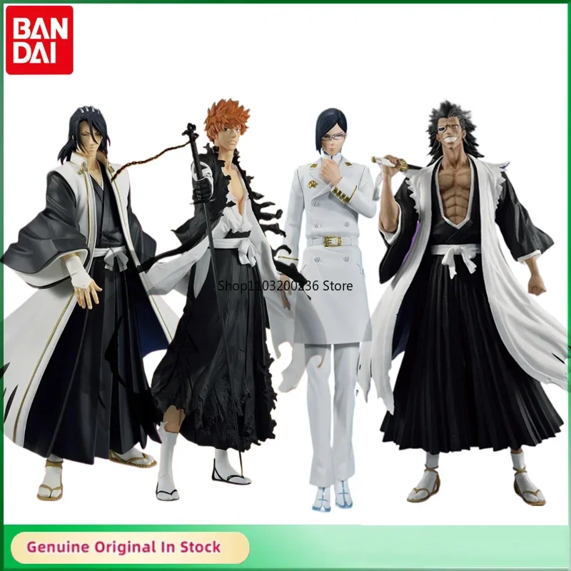 

BANDAI Ichiban Kuji BLEACH OP.1 Byakuya Kuchiki Kenpachi Zaraki Ichigo Kurosaki Uryuu Ishida Action Figure Ornaments Model