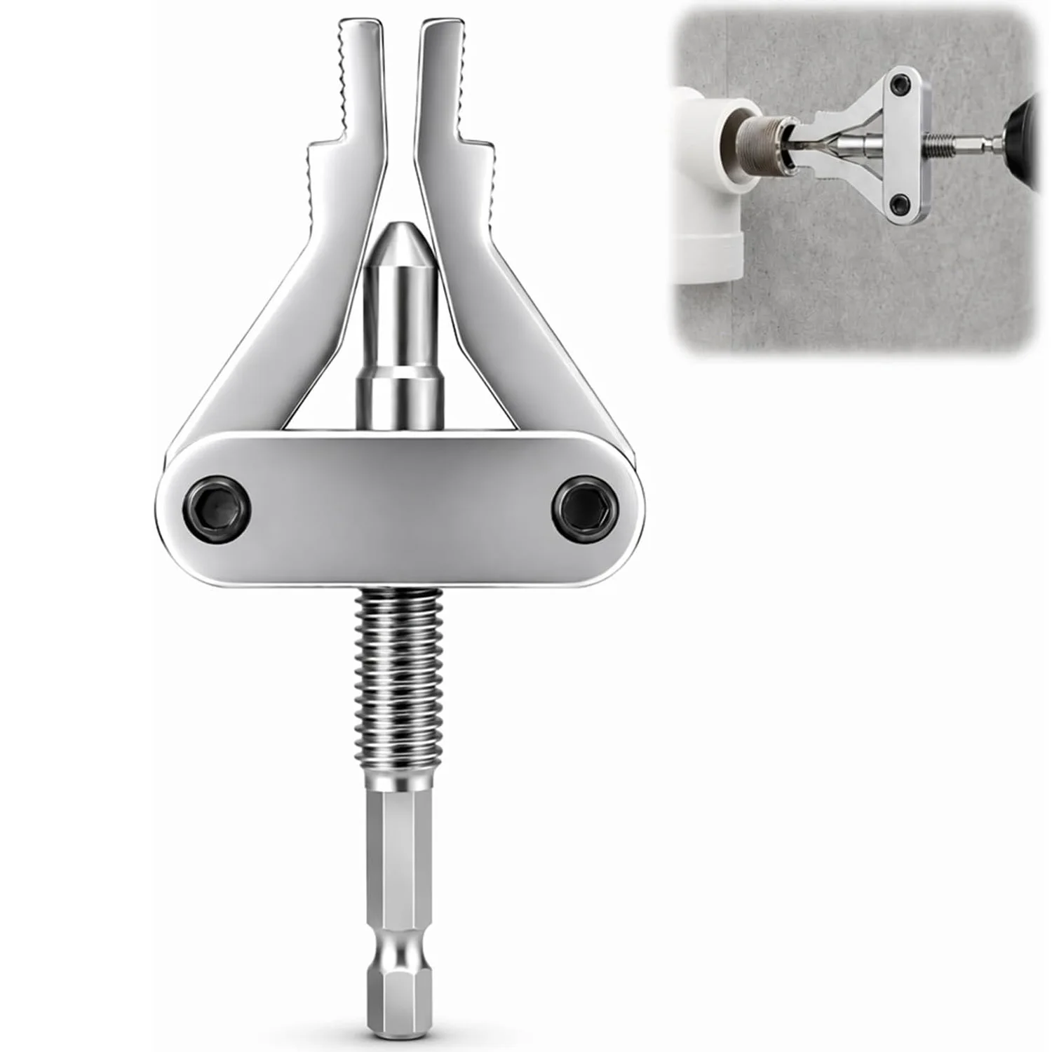 Broken Pipe Tap Extractor Tool Damaged Screw Bolt Thread Valve Remover Tool for 1/2