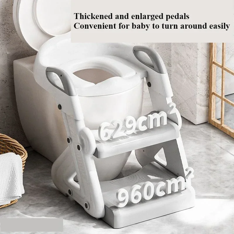 Nordic Children's Stepped Toilet Washers for Boys Girls Children's Stair Racks Portable Folding Foot Stools Non-slip Furniture