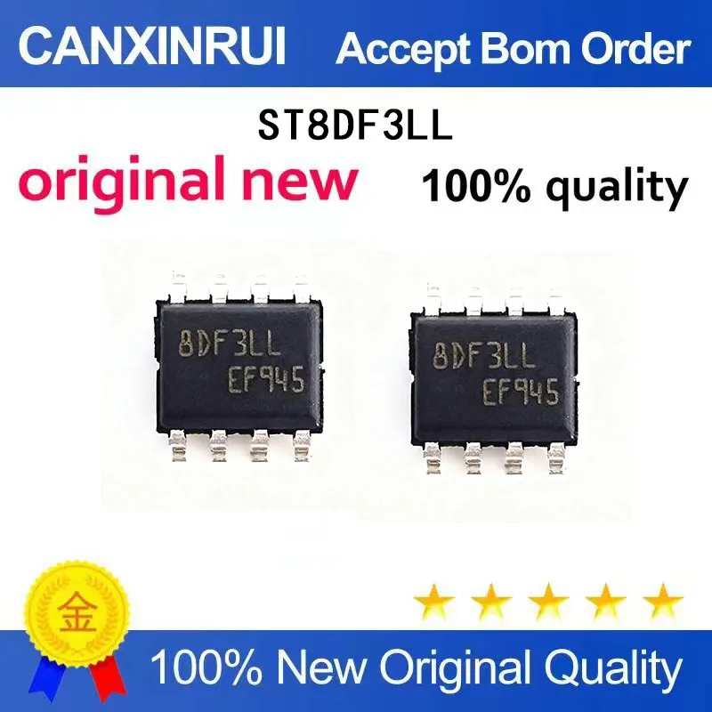 

(5-100 Pieces) Brand new original ST8DF3LL 8DF3LL SOP8 spot chip