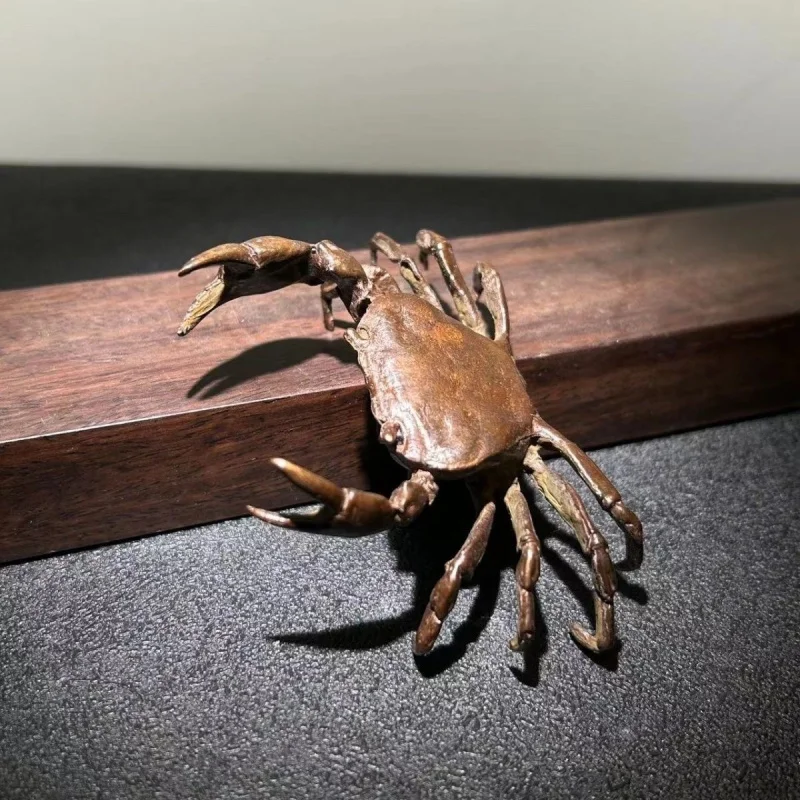 

Патина Краб Твердый Горизонтальный Багатство Чай Домашнее Домашнее Обложка Размещение Ретро Настольный Ремесленный Орнамент