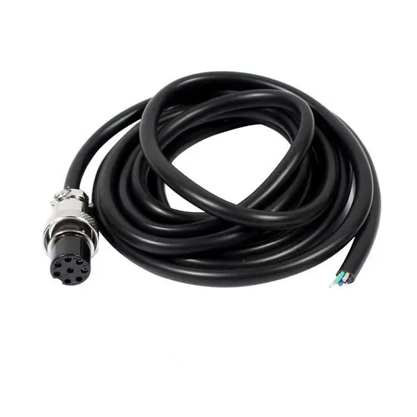 GX16 Connector 8 Pin Female Cordset Aviation with Electrical Cable 1M