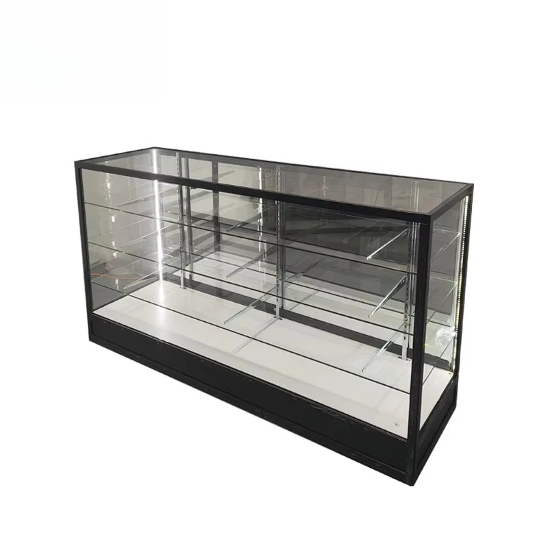 70-Inch Aluminum Frame Full Extra Vision Glass Display Showcase