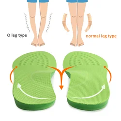 O/X-Leg Orthopedic Arch Support Insoles Orthopedic Insole Valgus Varus Shoe Pads Massaging Pad for Shoes Inserts Sole Feet Care