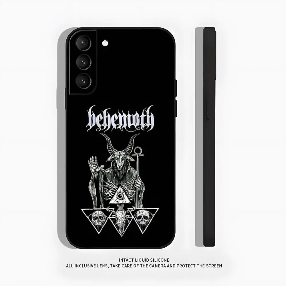 Band B-Behemoth Rock Phone Case For Samsung S25 Plus S20 S20 Plus S22 Ultra S23 FE S21 Plus S21 Ultra Soft Cover