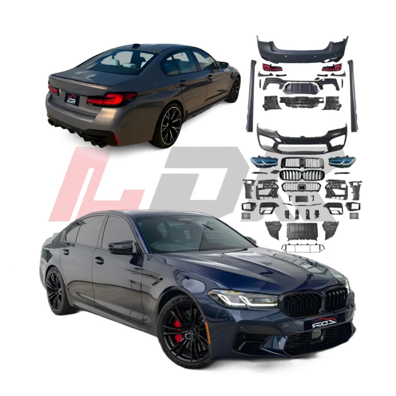 Hot Sale body kit for BMW 5 Series G30/G38 20162020 to M5 LCI model high quality LED headlight bumper assembly exhaust