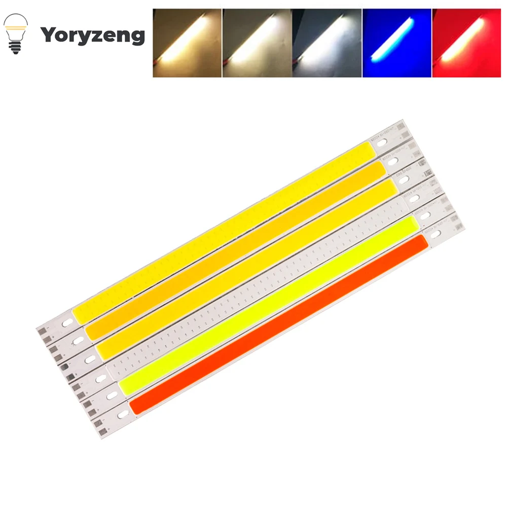 DC 12V 14V 200*10mm LED COB Light Strip 8W 800lm Lamp LED Bar Lights for DIY Lamp