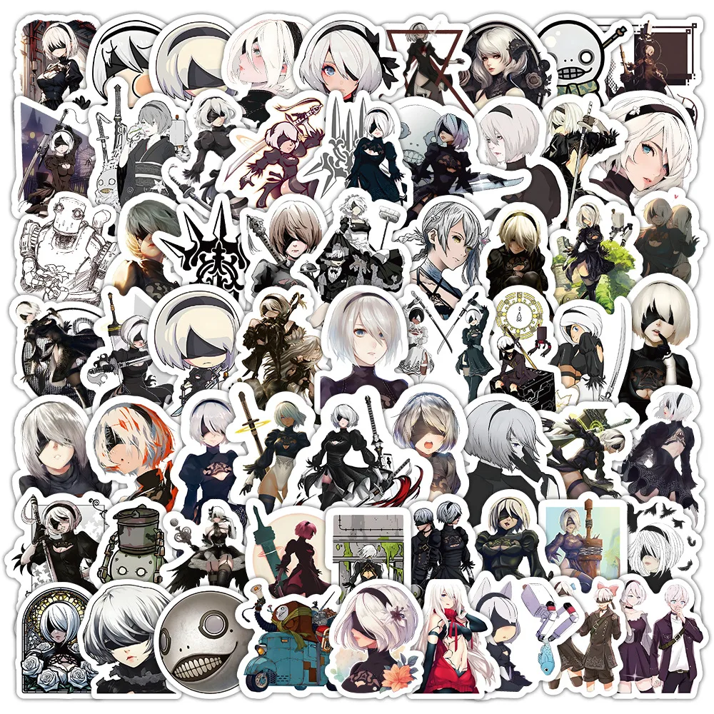 103pcs NieR Automata Stickers Notebook Computer Stationery Decoration Waterproof Sticker Supplies