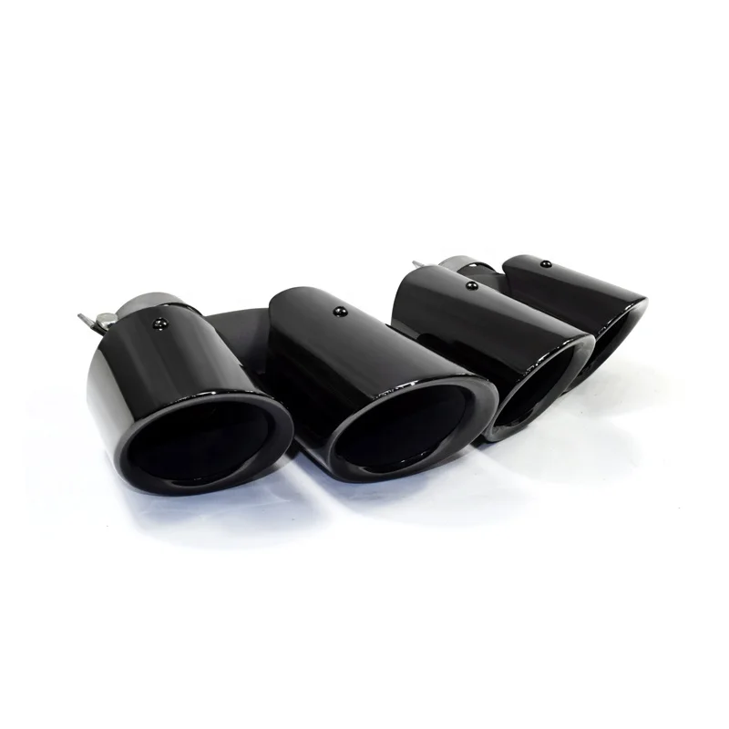 

SYPES Black GTS Type Exhaust Muffler Tip Modified T 2019-2020 Years Small Cayene 95B GTS Style Original Square To Four Out Tip