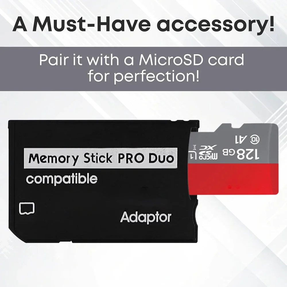 Mini Storage Stick Adapter SDHC TF to MS Pro Duo Reader High-Speed Converter Suitable For PSP Camera