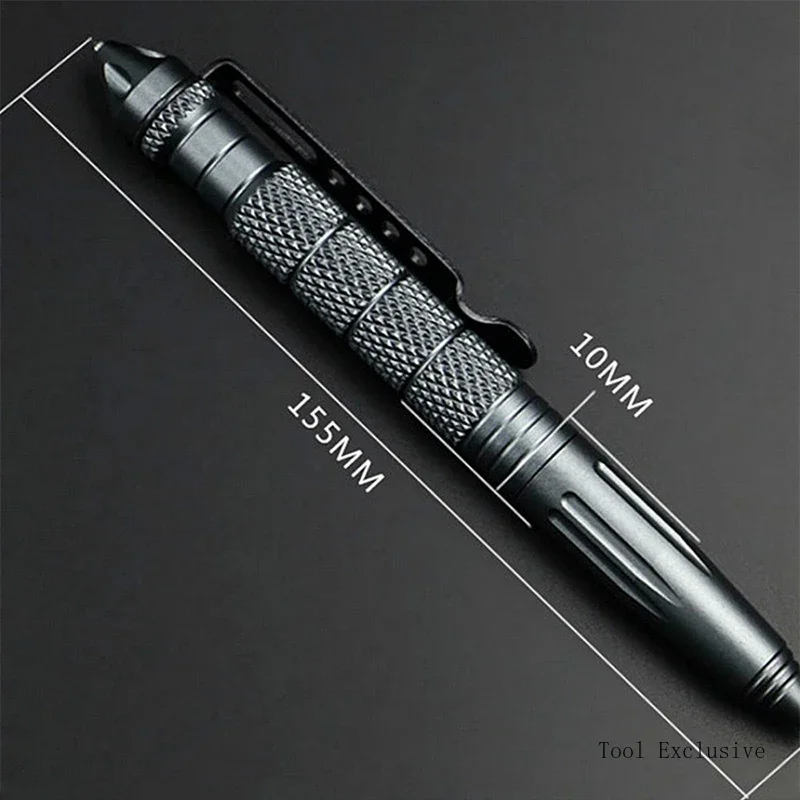 Defesa ao ar livre B2 Tungsten Alloy Cabeça Tactical Pen, Caneta Multifuncional, Janela quebrada, Sobrevivência Signature Pen, EDC