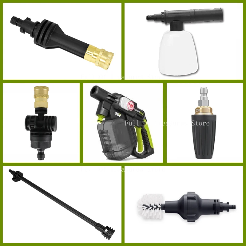 Original Car Wash Machine Accessories Suitable for WORX Car Washing Soap Dispenser Rotating Nozzle Cars Cleaning Accessories