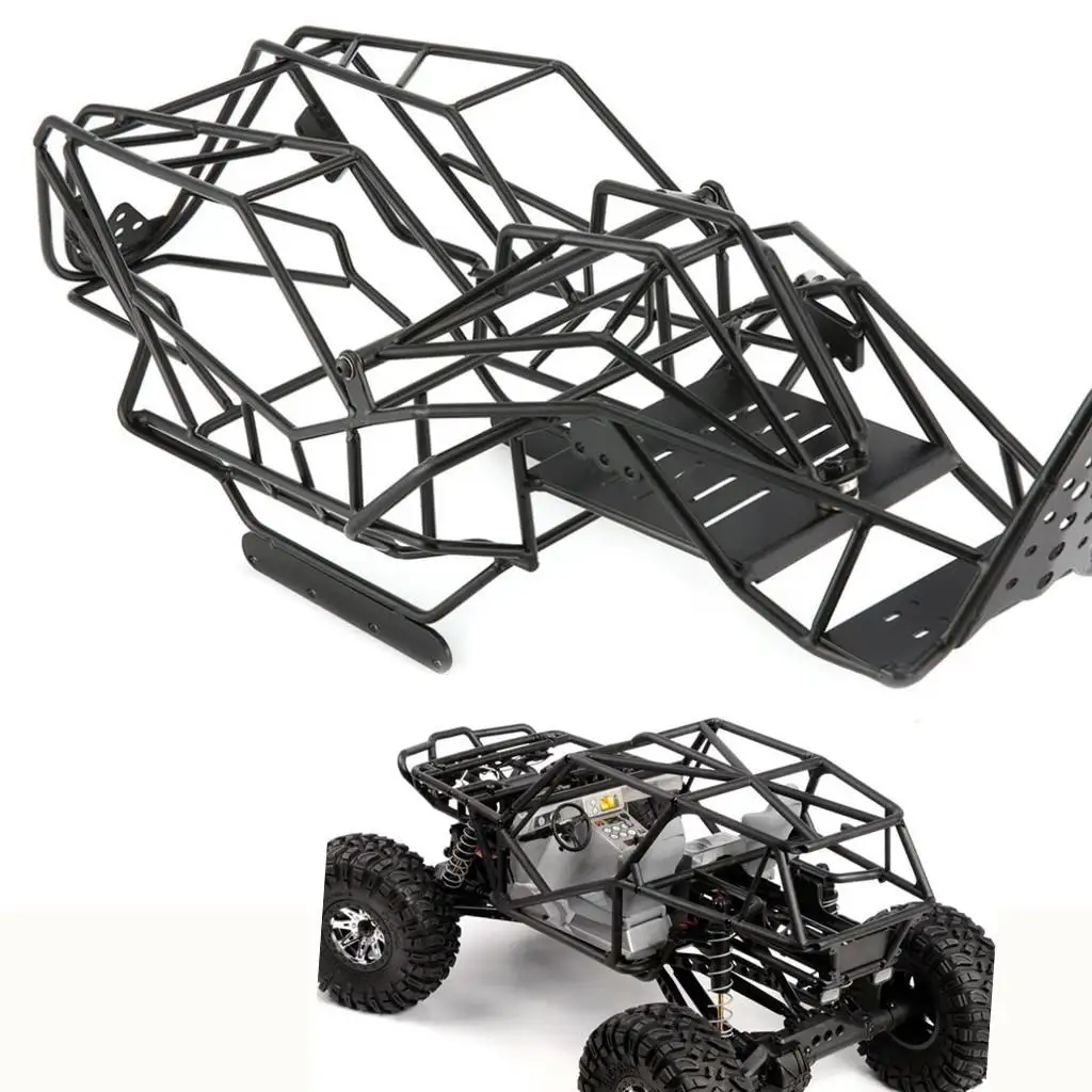 Metal Frame Metal Chassis Metal Body Roll Cage for 1/10 RC Crawler Axial Wraith Rock Racer AX90018 90020 90031 90045 90056 TRX4