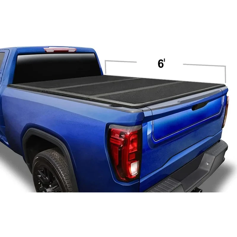 

hilux Hard Three-Fold Truck Bed Covers Tri Fold Tonneau covers Cover 6FT