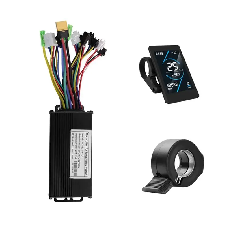 Zuverlässiger 36V 48V 22A bürstenloser Controller T5S LCD-Display-Messgerät …