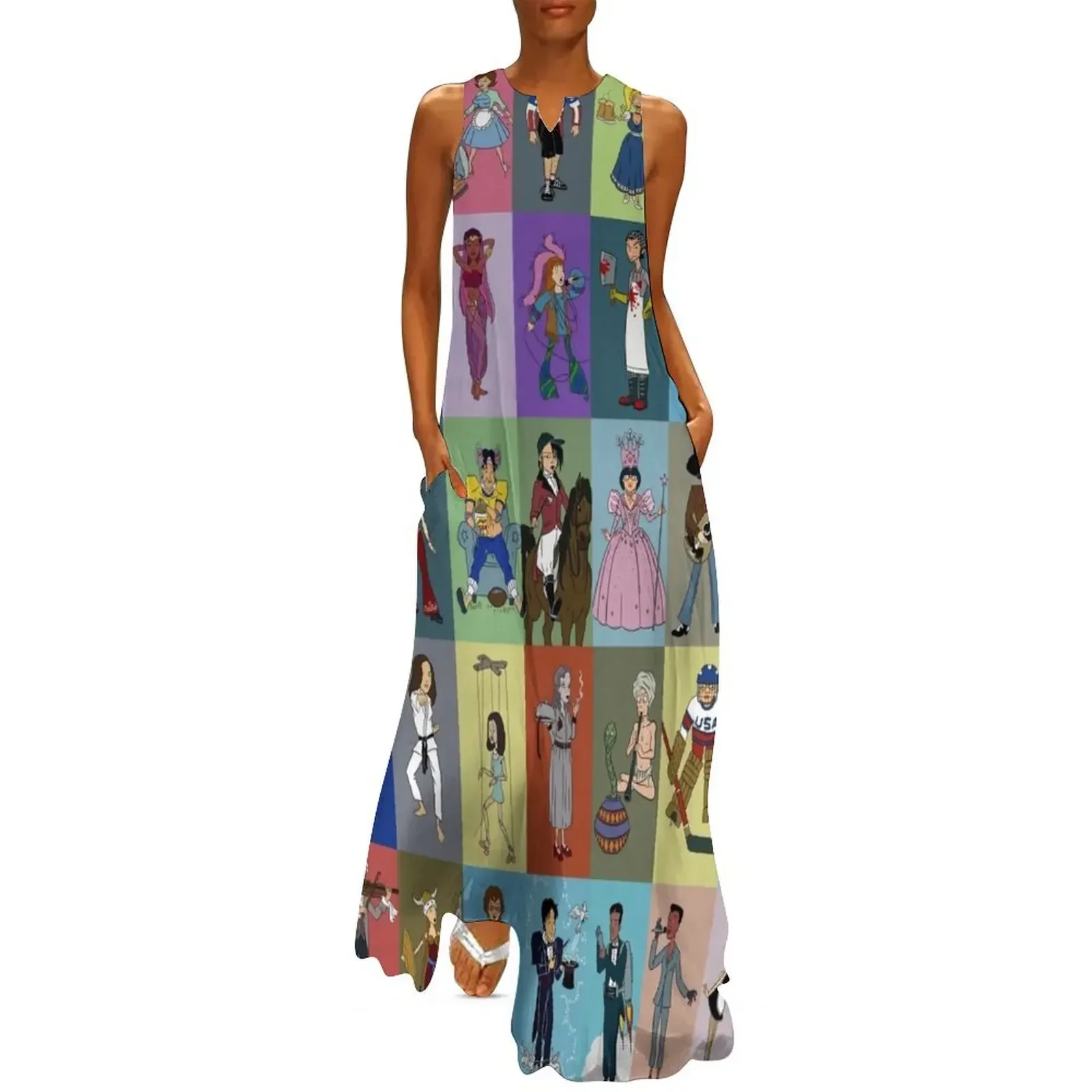 

Daria Season 2 Alter Egos Long Dress women's clothing trend 2025 clothes for woman clothes for women Woman's evening dress Dress