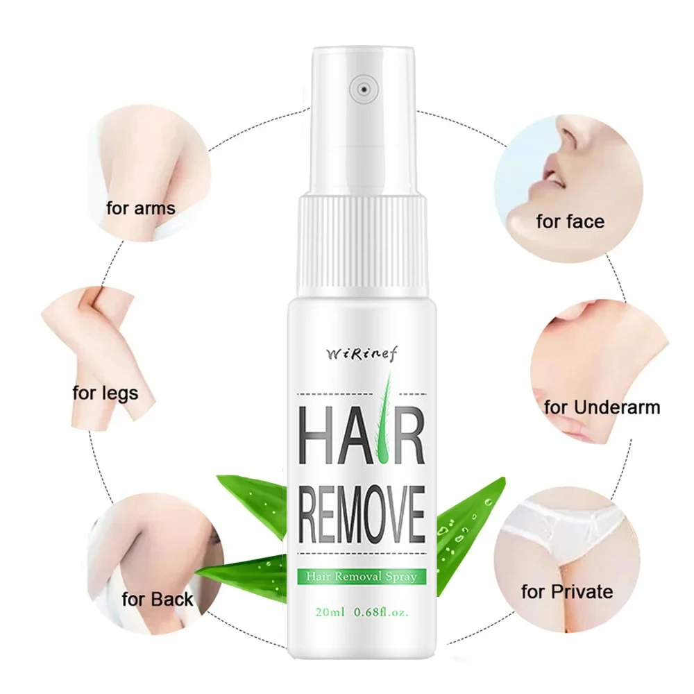 Permanent Hair Removal Spray Fast Hair Growth Inhibition Remove Armpit Legs Arms Painless Depilatory Nourishing Repair Body Care