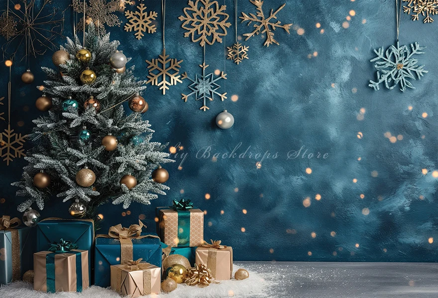 Merry Christmas Photography Backdrop Cozy Barn Christmas Child Adult Birthday Decors Kids Baby Painted Celebrations Backgrounds