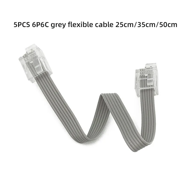 

Applicable LEGO EV3 data cable, LEGO NXT flexible connector cable, right-slanted RJ25 flexible wire, 6p6c