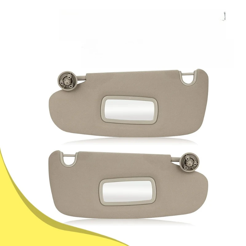 

1CT11TL2AA Sun visor Pair Grey for 2002-09 Dodge Ram 1500 2500 3500