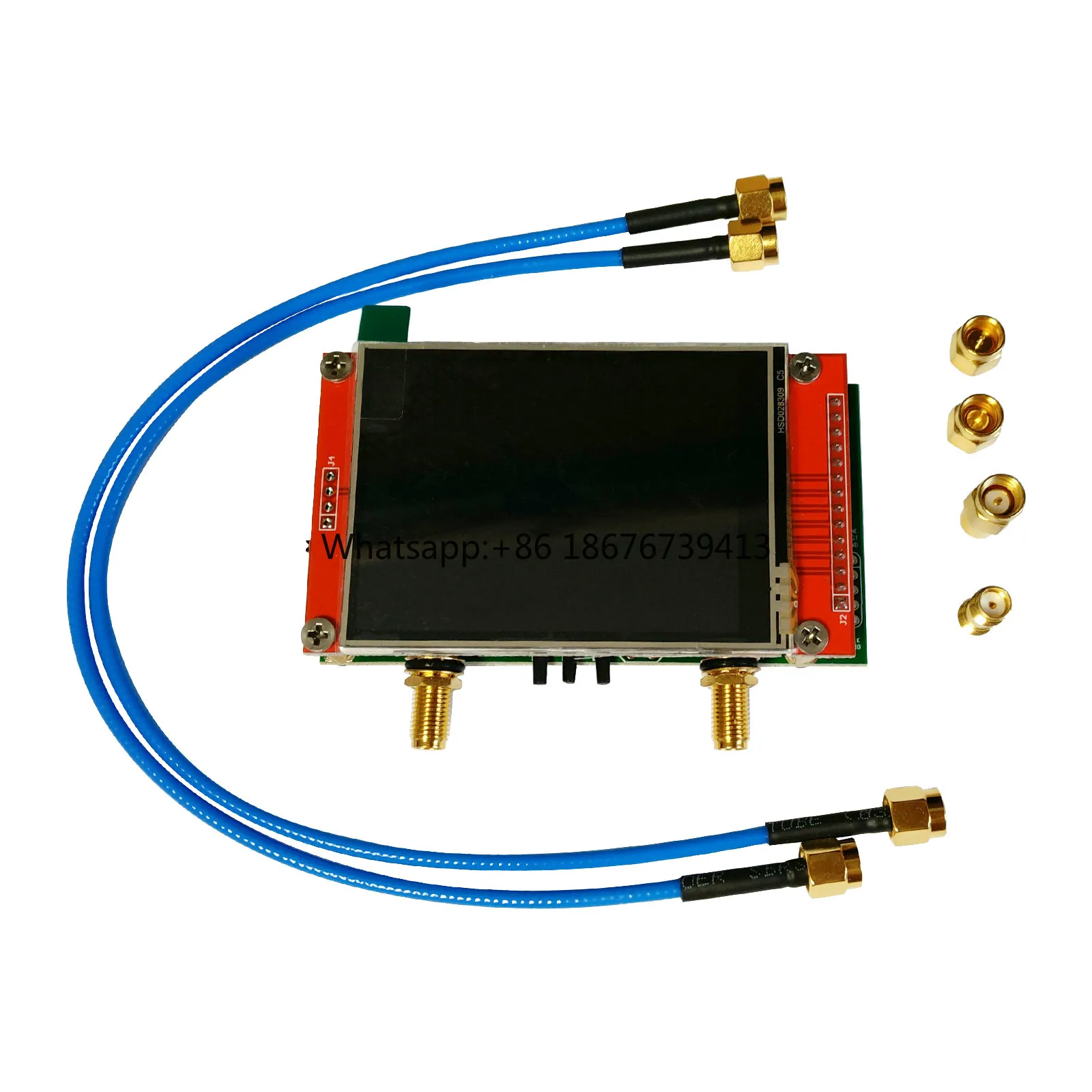 HF VHF UHF NanoVNA V2 Vector Network Analyzer VNA 50KHz-3GHz Antenna Analyzer + Cables Calibration Kits