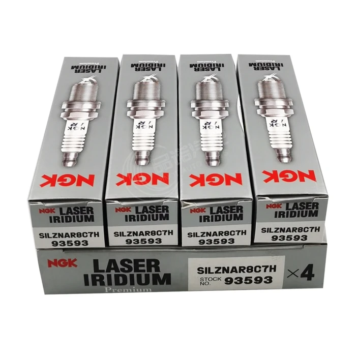 Original iridium platinum spark plug SILZNAR8C7H 93593 is applicable to Ford Winbow/Fox new 1.0T