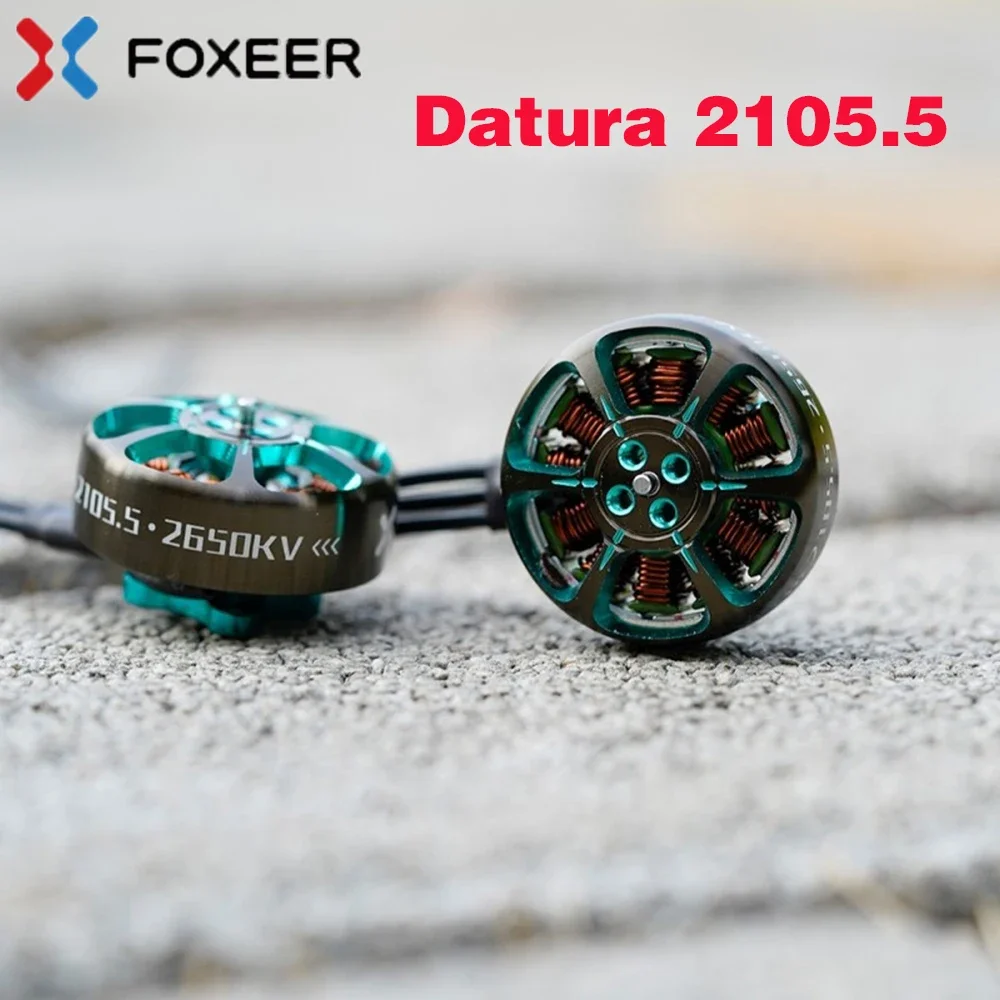 

FOXEER Datura 2105.5 2650KV 3650KV 4-6S T-Mount Brushless Motor 3-4inch propeller for RC FPV Freestyle Cinewhoop Ducted Drone