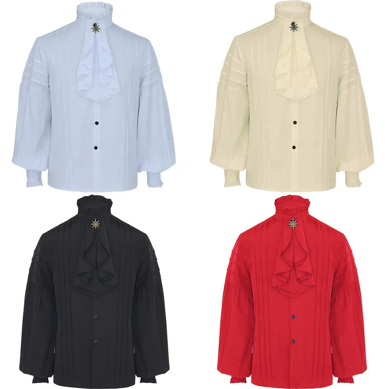 loween Performance Costume Renaissance Pirate irt Middle Ages Stpunk Inner Wear Top Women's Ethnic Stage Clothing