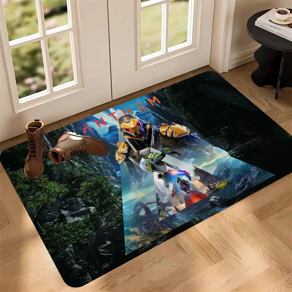 Anthem Game Entrance Door Mat Nordic Style Home Doormat Bathroom-Toilet Mats Bedroom Hotel Decor Mat