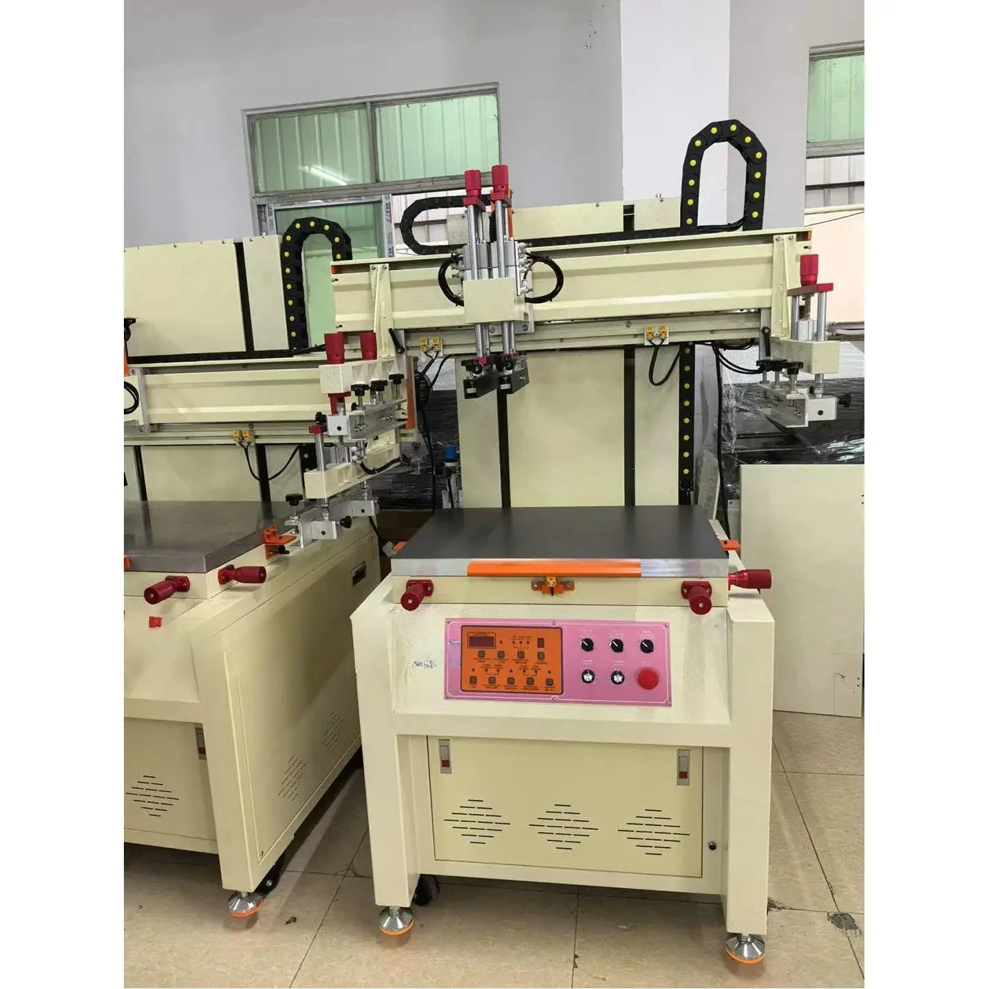 Vertical screen printing machine Screen printing machine Precision semi-automatic screen print machine, printing vertical