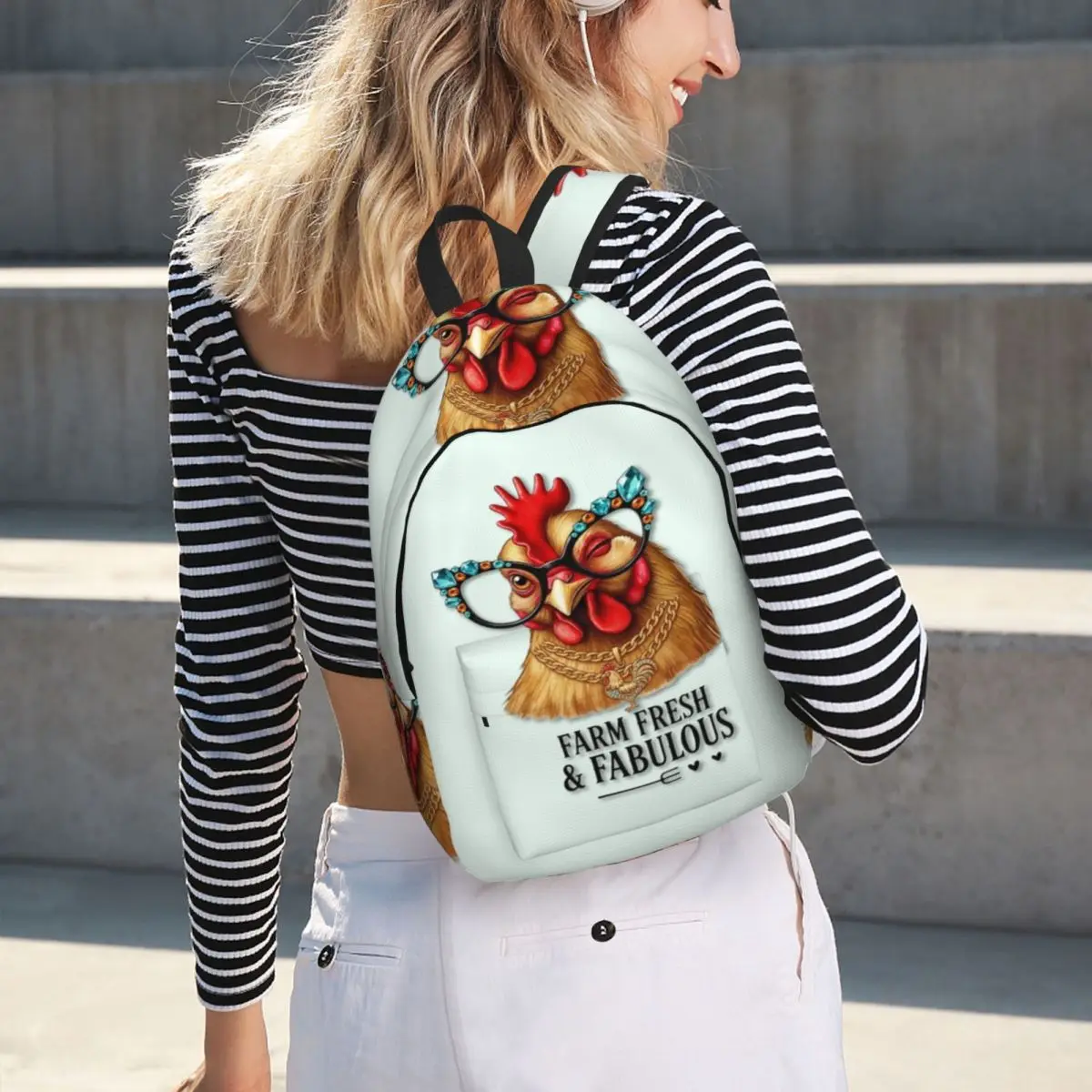 Farm Fresh Backpack Hot Sale Daypack Large Capacity Boys Girls BookBag School Bag Shoulder Bags for Men Women