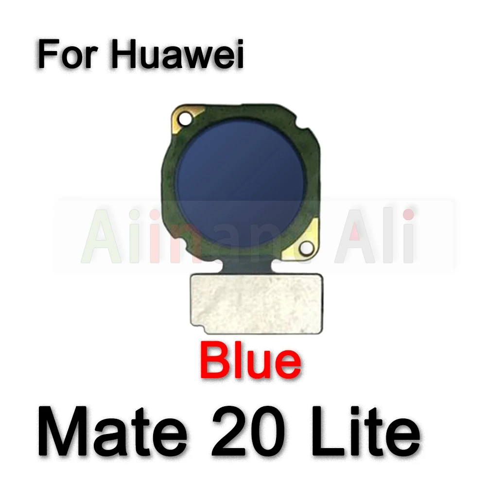 AiinAnt Back Home Button Key Connection Touch ID Scanner Fingerprint Sensor Flex Cable Ribbon For Huawei Mate 20 Lite Pro