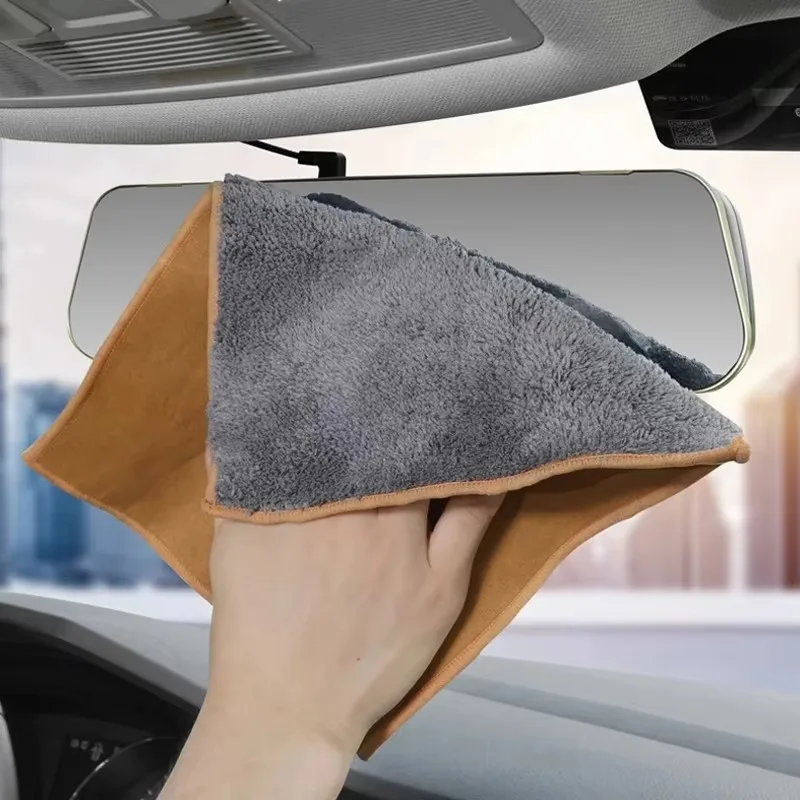 1 قطعة منشفة من الألياف الدقيقة تصفيف السيارة تنظيف خرقة القماش لكيا سبورتاج Seltos كرنفال سورينتو Ceed ريو بوريغو فورتي K3 K4 K5 K9 #5