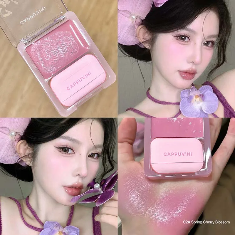 Soft creamy texture, blend effortlessly on cheeks to create natural rosy glow and fresh lively complexion.