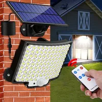 Split Solar Lamp 3 Lighting Mode Outdoor Decoration Sunlight Wall Light PIR Motion Sensor Waterproof Garden Garage Lamp